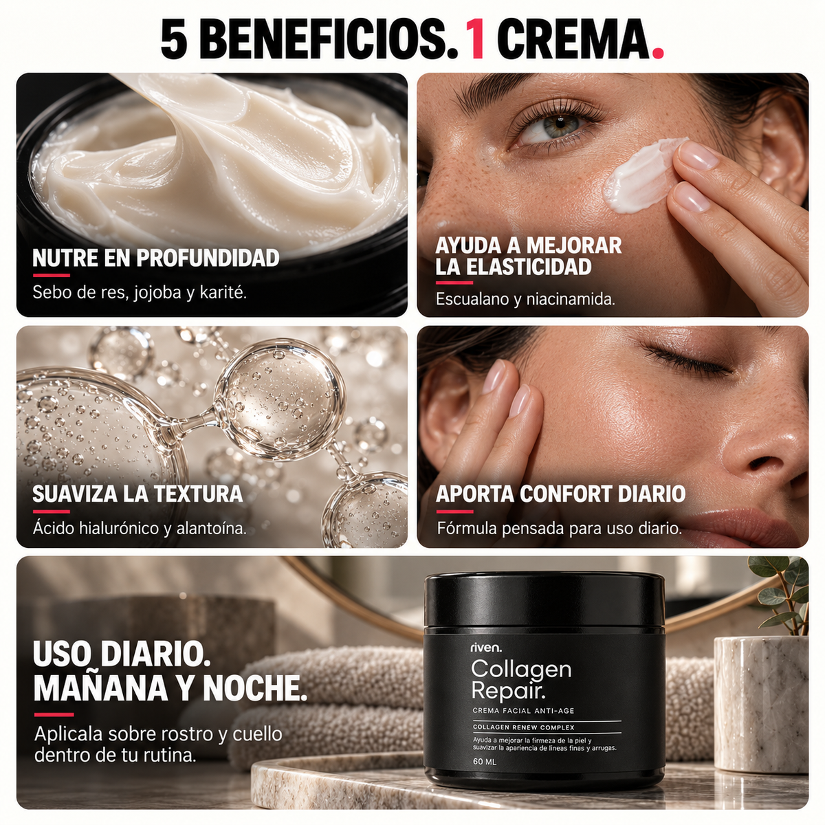 Collagen Repair - Crema Facial Anti-Age