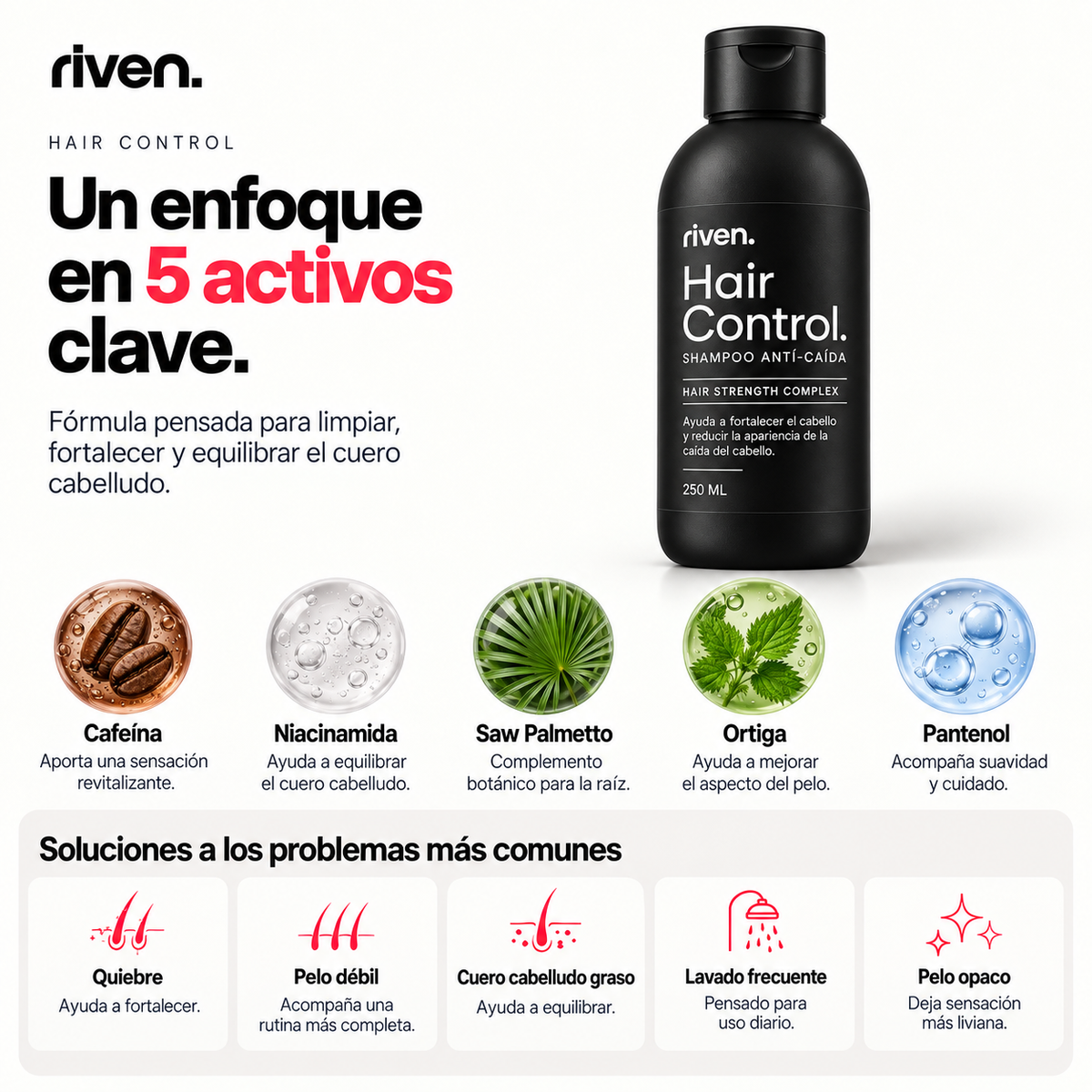 Hair Control - Shampoo Anticaída