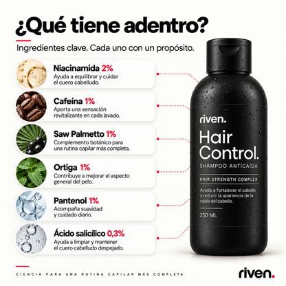 Hair Control - Shampoo Anticaída